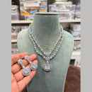 Hira Collection Delicate American Daimond Necklace Set