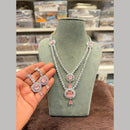 Hira Collection Delicate American Daimond Necklace Set
