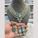 Hira Collection Pota Stone And Austrian Stone Designer Necklace Set