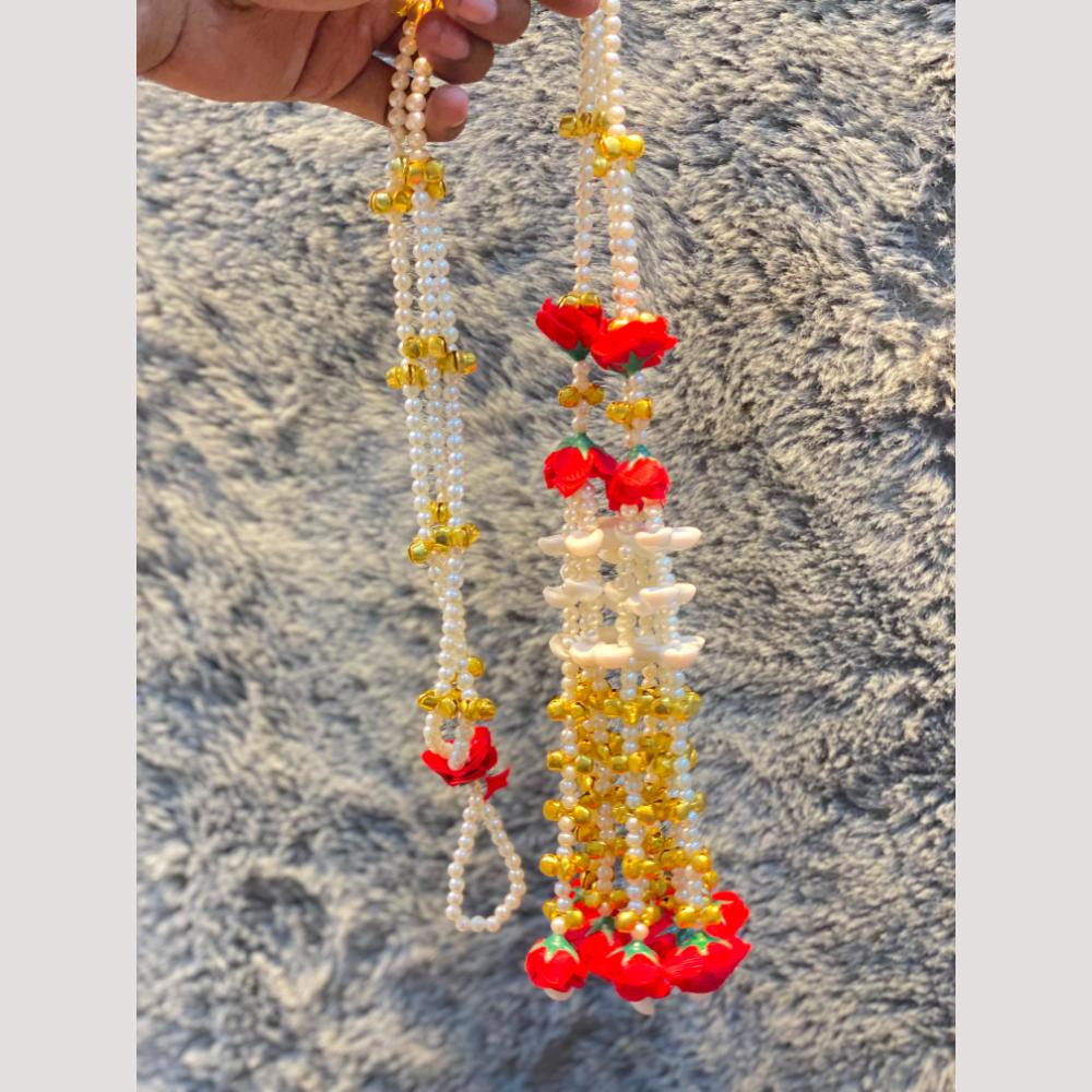 Hira Collections Punjabi Ghungroo And Shell Hair Paranda