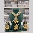 Hira Collections Elegant Pota Stone And Beads Fashion Choker Necklace Set