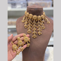 Hira Collections Premium Pearl Choker Necklace Set for Women