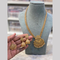 Hira Collections Premium Pearl Long Necklace Set for Women