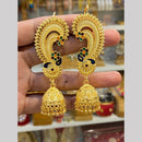 Hira Collections Festive Wear Gold Plated Meenakari EarCuff Jhumki Earrings