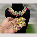 Hira Collections Royal Kundan Stone Beads And Pearl Necklace Set