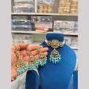 Hira Collections Premium Kundan Stone Beads And Pearl Choker Necklace Set