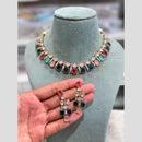 Hira Collections Premium Kundan Stone Choker Necklace Set