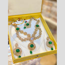 Hira Collections Designer Austrian Stone And Beads Necklace Set