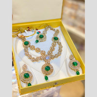 Hira Collections Designer Austrian Stone And Beads Necklace Set