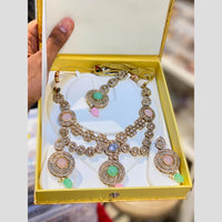 Hira Collections Designer Austrian Stone And Beads Necklace Set