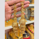 Hira Collections Traditional Pearl Kanchain Jhumki Earrings