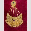 Hira Collections Statement  Pota Stone Pearl Passa for Women /Designer Hair Accessory