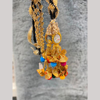 Hira Collections Heavy Mirror Work Hair Paranda