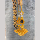 Hira Collections Heavy Mirror Work Hair Paranda