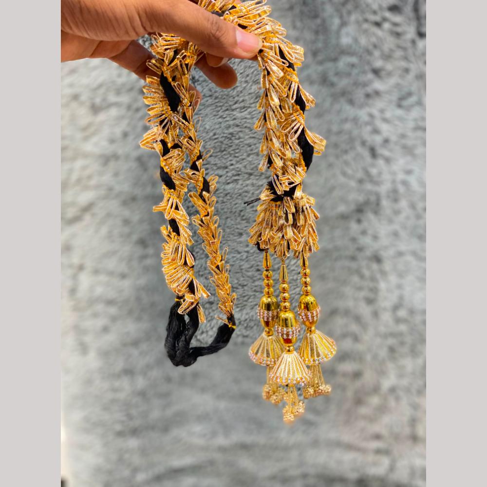 Hira Collections Austrian Stone Work Hair Paranda