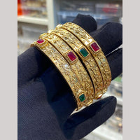 Hira Collections Premium Pota Stone Bangles Set