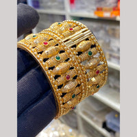 Hira Collections Premium Pota Stone Openable Bangles Set