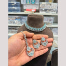 Hira Collections Royal Pota Stone Choker Necklace Set