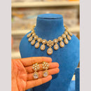 Hira Collections Designer Polki Kundan Stone Choker Necklace Set for Women