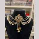 Hira Collections Royal Kundan Stone And Pearl Hair Accessories for Women
