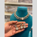 Hira Collections Wedding Wear Polki Kundan Stone Necklace Set