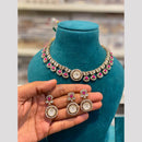 Hira Collections Royal Pota Stone Choker Necklace Set