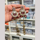 Hira Collections Heritage Polki Kundan Kashmiri Ghungroo Dangler Earrings