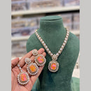 Hira Collections Ethnic Kundan And Druzy Crystal Designer Necklace Set