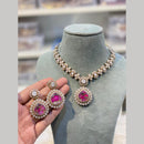 Hira Collections Ethnic Kundan And Druzy Crystal Designer Necklace Set