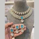 Hira Collections Designer Polki Kundan Stone Necklace Set for Women