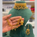 Hira Collections Designer Pearl Choker Necklace Set 
