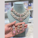 Hira Collections Designer Polki Kundan Stone And Pearl Choker Necklace Set