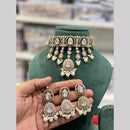 Hira Collections Designer Polki Kundan Stone And Beads Choker Necklace Set