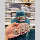 Hira Collections Designer Polki Kundan Stone And Beads Choker Necklace Set