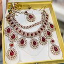 Hira Collections Luxury Polki Kundan Stone And Pota Stone Necklace Set
