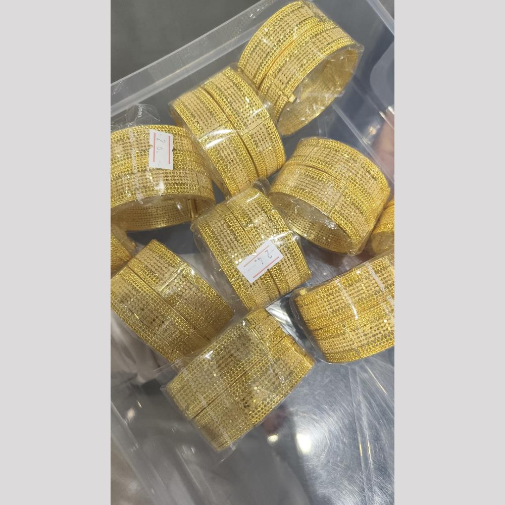 Pari Art Jewellery Forming Gold Openable Bangles Set