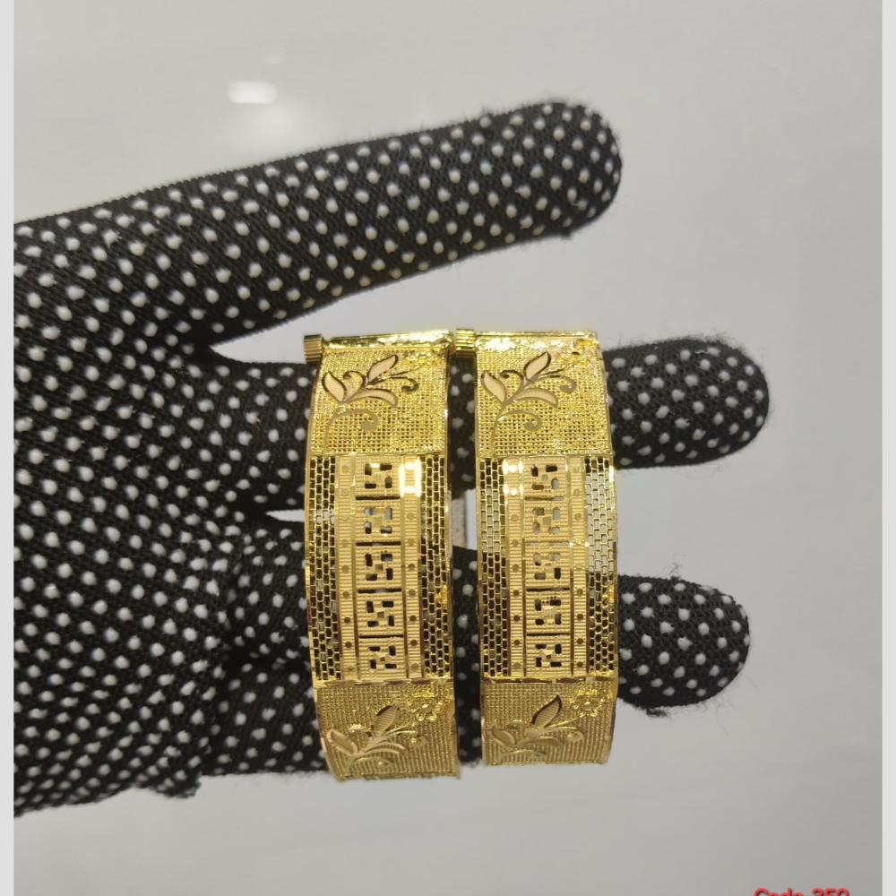 Pari Art Jewellery Forming Gold Openable Bangles Set