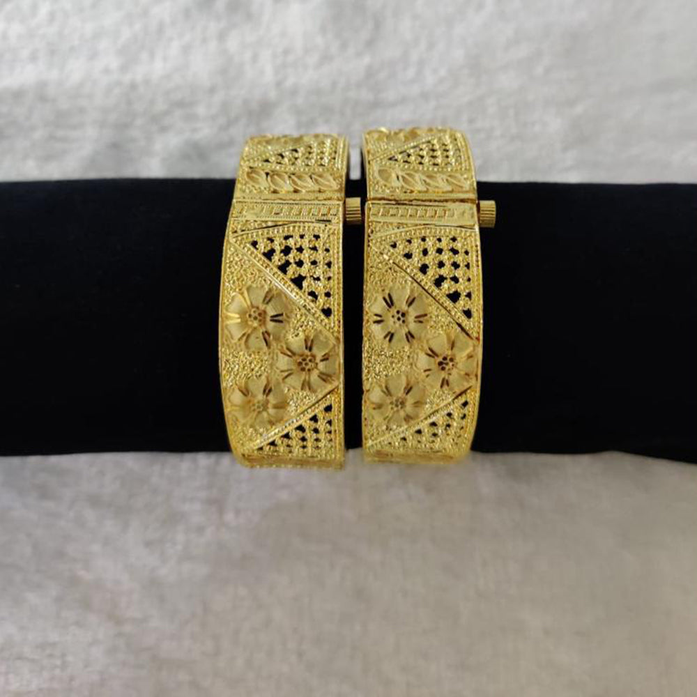 Pari Art Jewellery Ethnic Openable Forming Bangles for Women