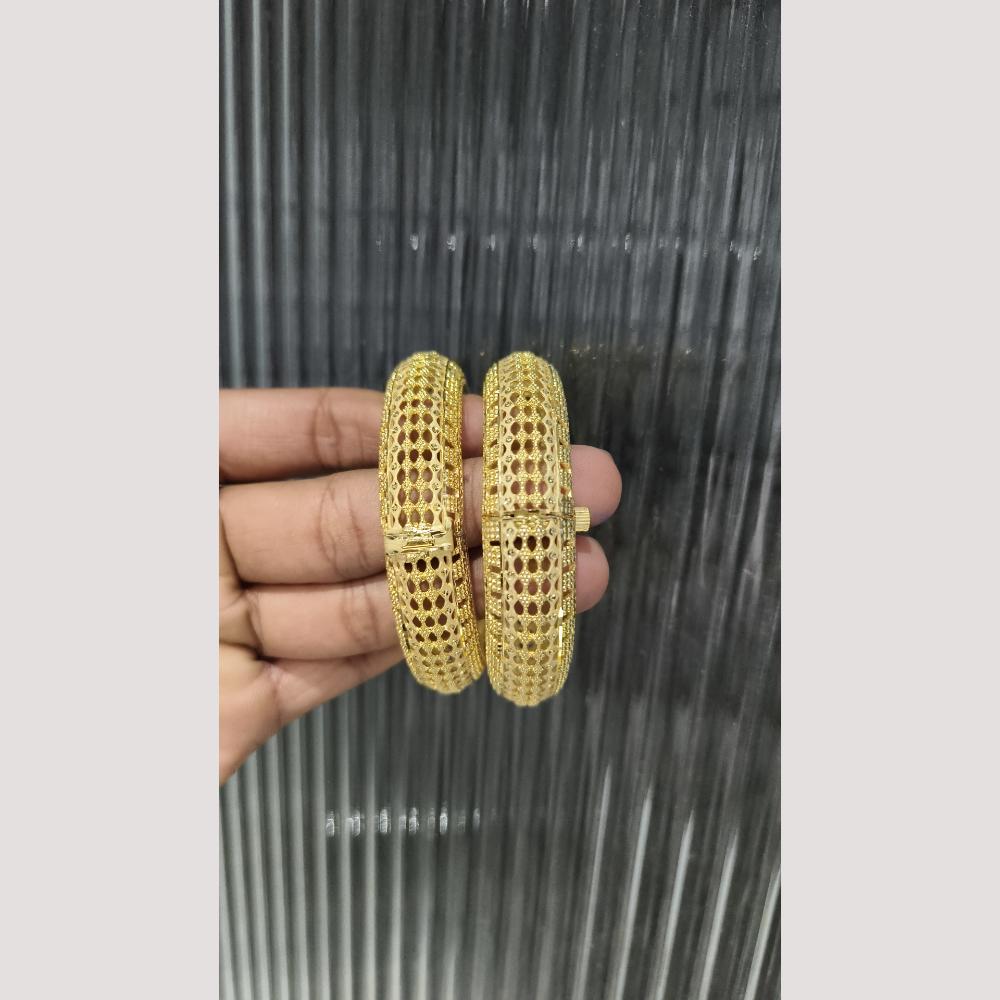 Pari Art Jewellery Ethnic Openable Forming Bangles for Women