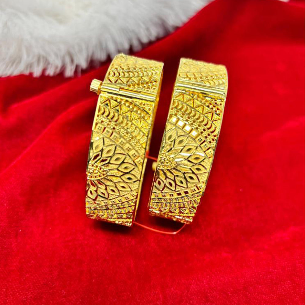 Pari Art Jewellery Ethnic Openable Forming Bangles for Women