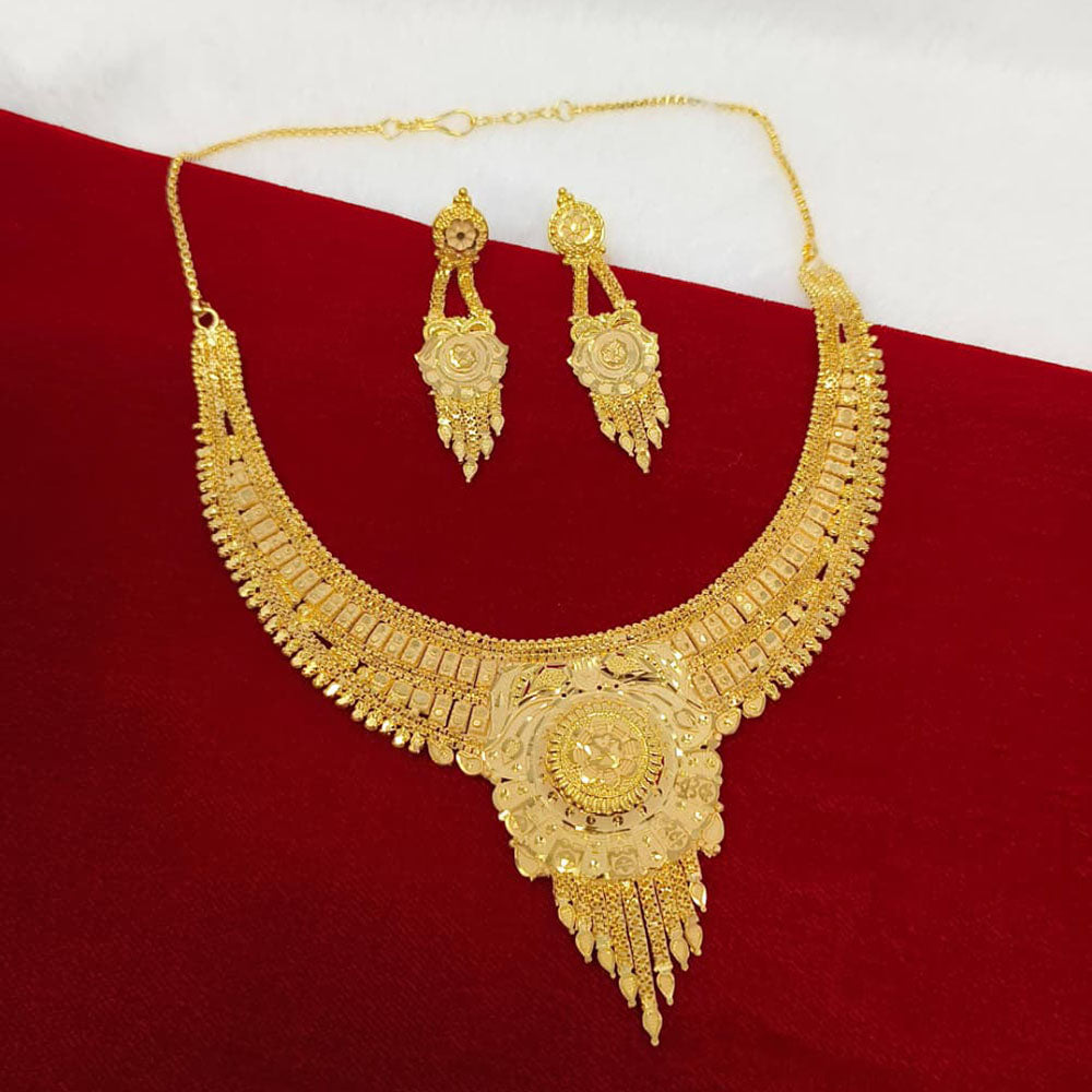 Pari Art Jewellery Royal Forming Necklace Set