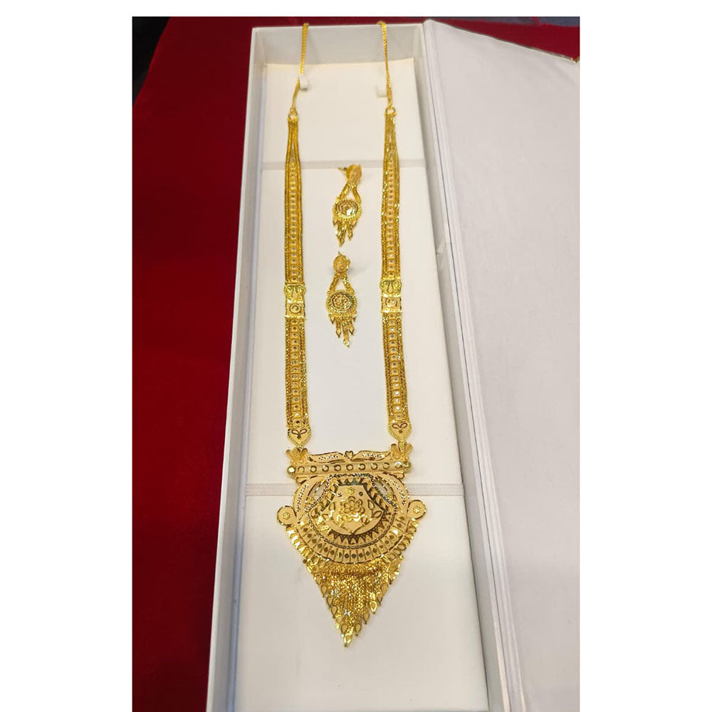 Pari Art Jewellery Royal Forming Long Necklace Set