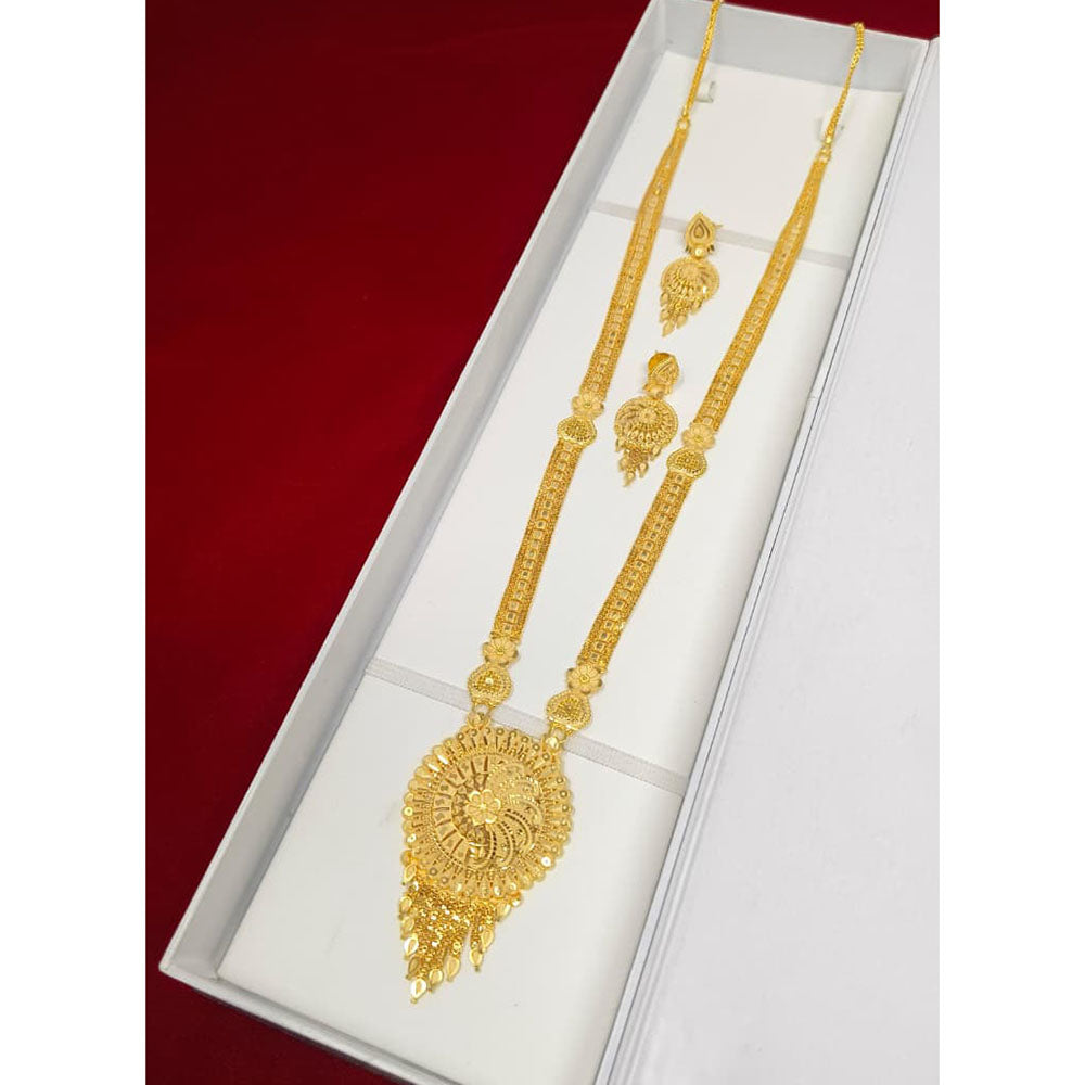 Pari Art Jewellery Royal Forming Long Necklace Set