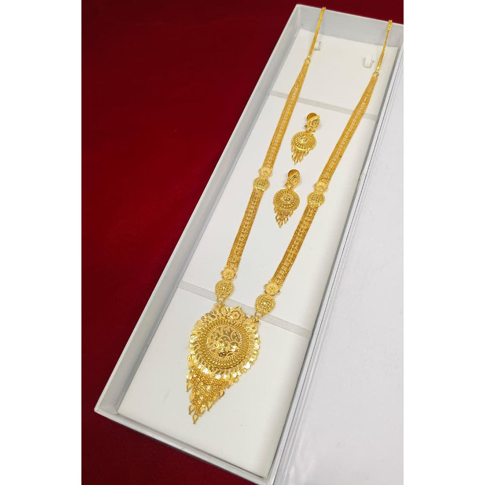 Pari Art Jewellery Royal Forming Long Necklace Set