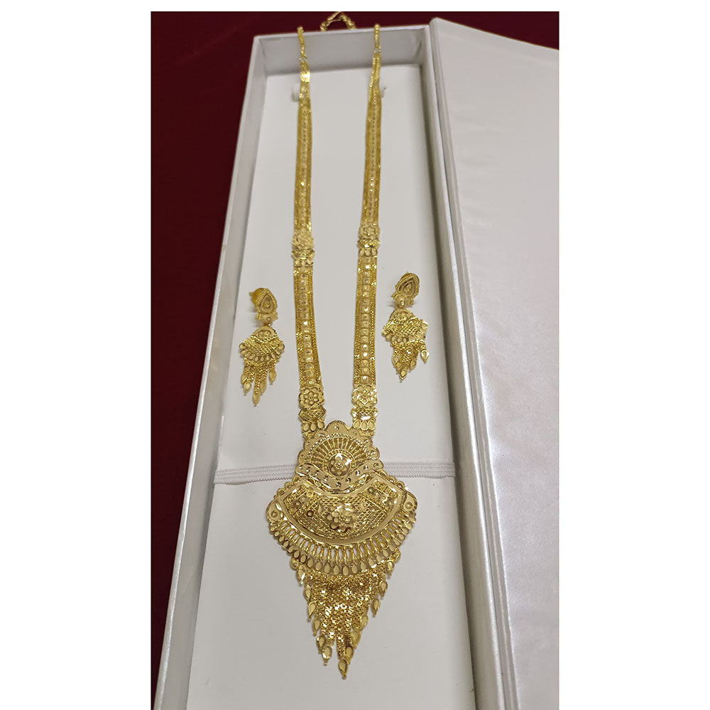 Pari Art Jewellery Royal Forming Long Necklace Set