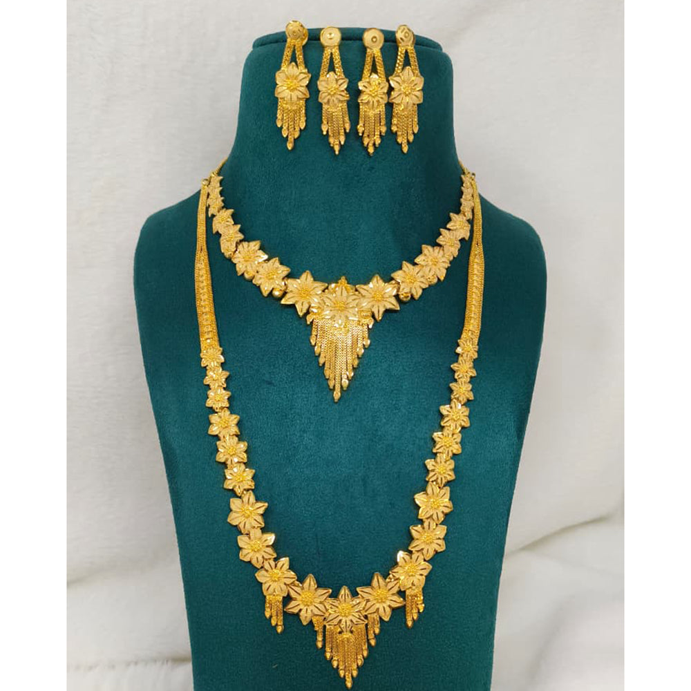 Pari Art Jewellery Designer Forming Double Necklace Set