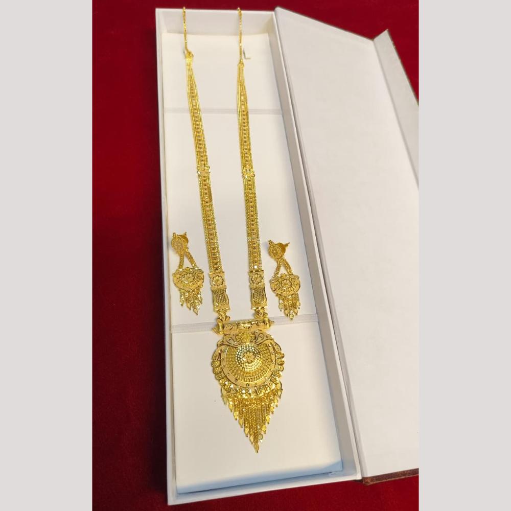 Pari Art Jewellery Royal Forming Long Necklace Set