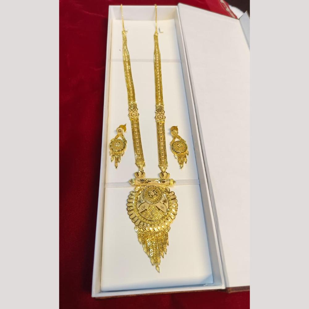 Pari Art Jewellery Royal Forming Long Necklace Set