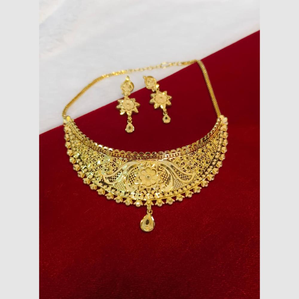 Pari Art Jewellery Royal Forming Choker Necklace Set