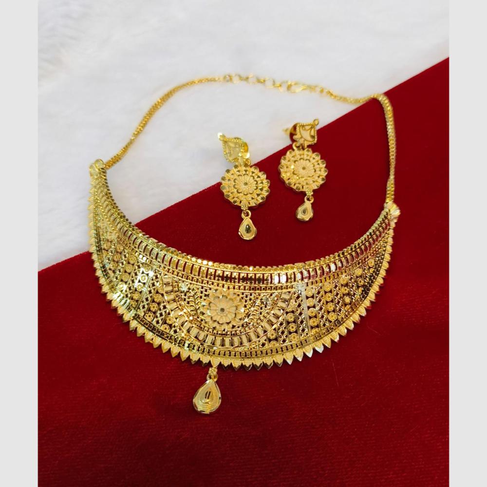 Pari Art Jewellery Royal Forming Choker Necklace Set